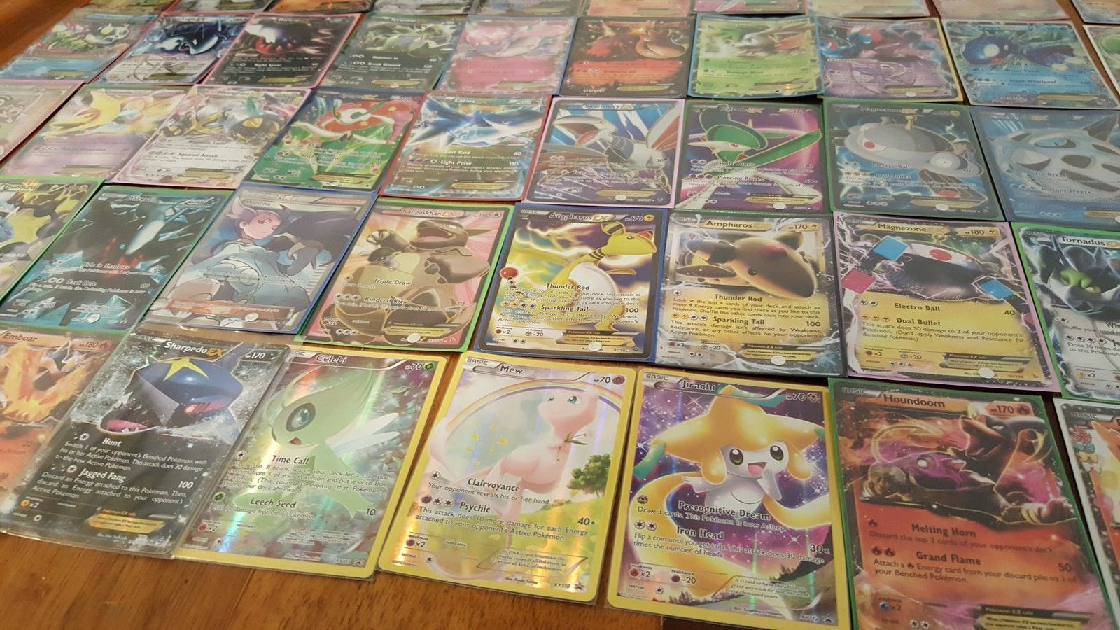 Pokemon Cards 1 Mega EX+4 EX（no duplicates）Mega Charizard