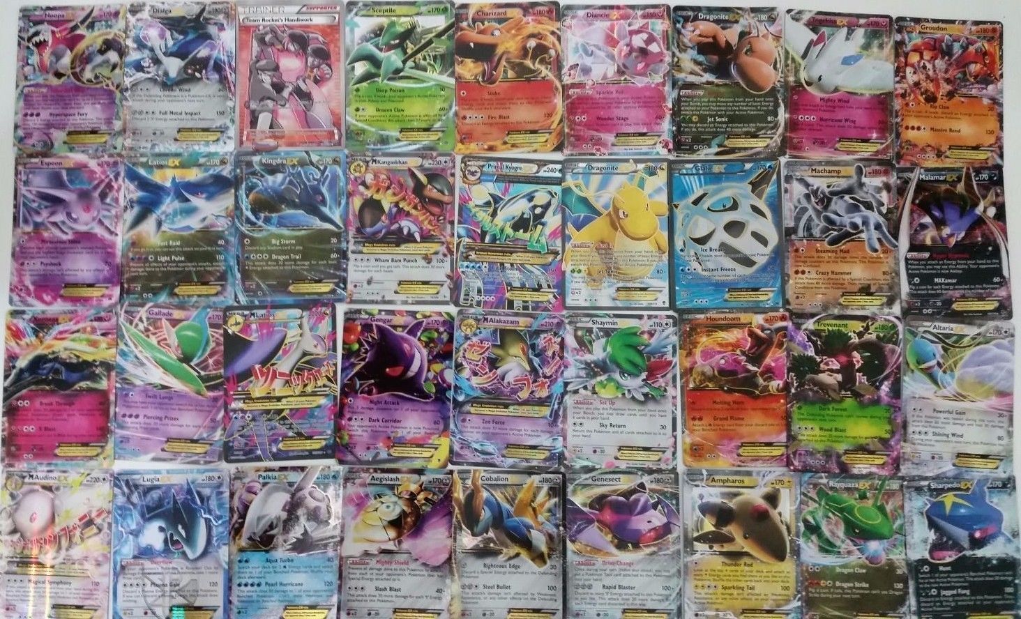 200 Pokemon Cards 1 GX + 1 MEGA EX + 3 EX + BREAK