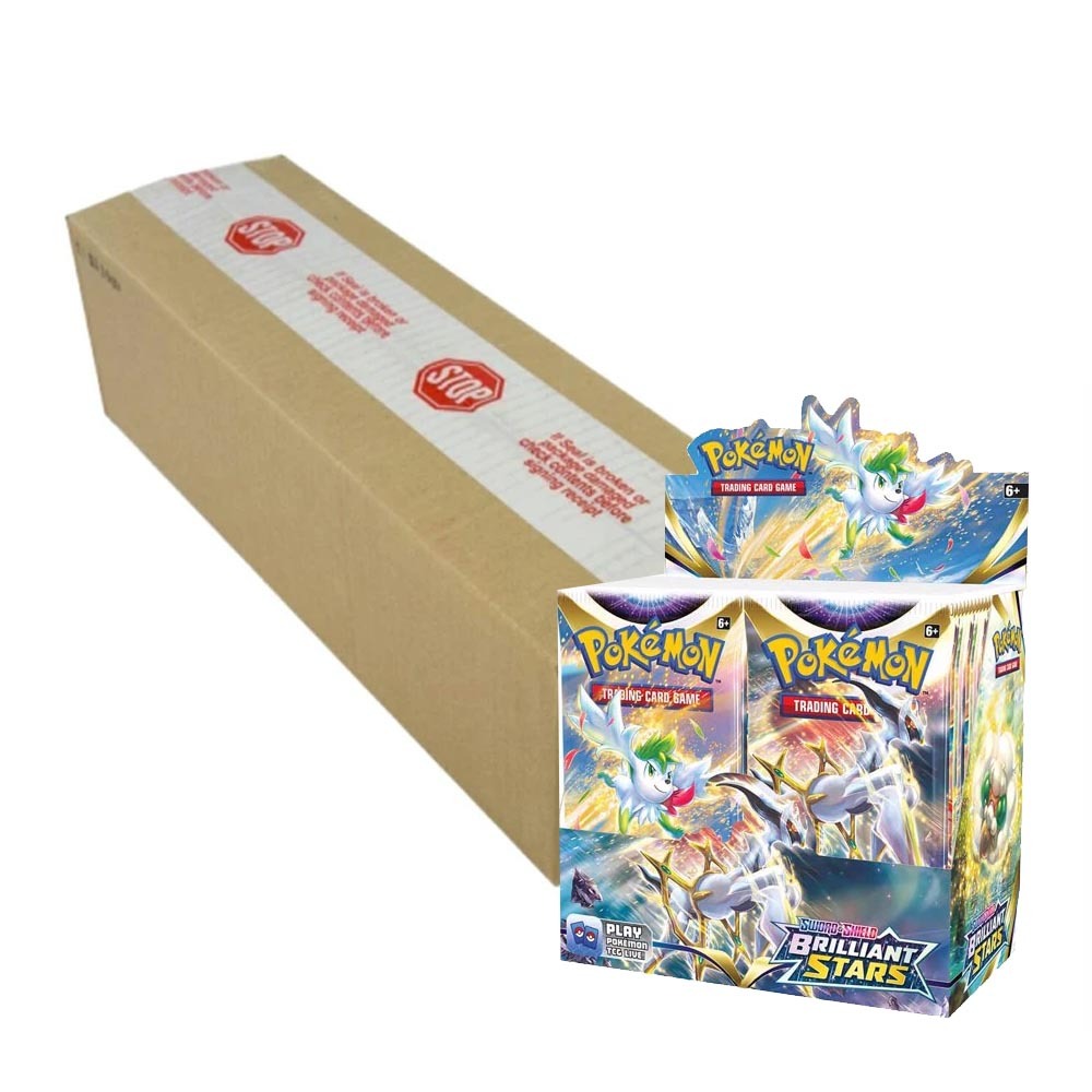 PRE ORDER Pokemon SWSH BRILLIANT STARS Sealed Booster Case (216 PACKS ...