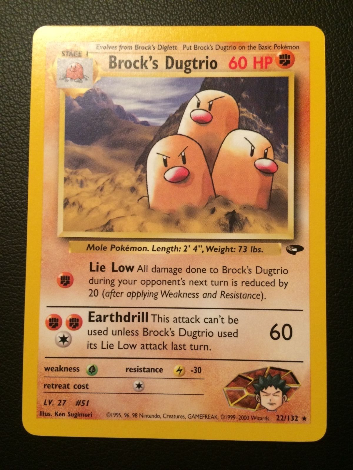 Brock S Dugtrio 22 132 Gym Challenge Pokemon Card Singles Mint Go Bw Xy Sm Tcg