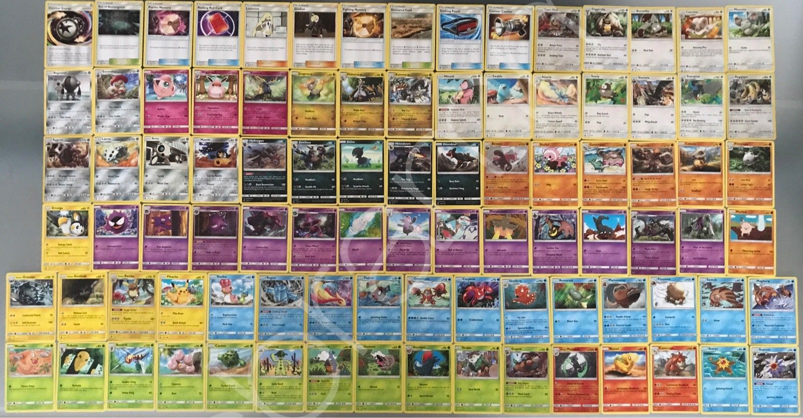 Pokemon Sun and Moon Crimson Invasion Complete Common