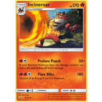 Incineroar 26 149 Sm Base Set Rare Pokemon Card Near Mint Tcg