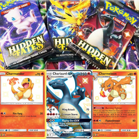 CHARIZARD HUNT 40 HIDDEN FATES PACK BATTLE SUNDAY 25TH SEPT LIVE FACEBOOK/YOUTUBE/TWITCH PACK OPENING 4 packs KEEP EVERYTHING