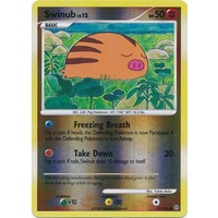 Swinub 77/100 DP Stormfront Reverse Holo Common Pokemon Card NEAR MINT TCG