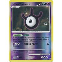 Unown W 80/146 DP Legends Awakened Reverse Holo Uncommon Pokemon Card NEAR MINT TCG