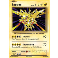 Zapdos 42/108 XY Evolutions Holo Rare Pokemon Card NEAR MINT TCG