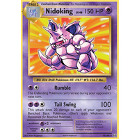 Nidoking 45/108 XY Evolutions Holo Rare Pokemon Card NEAR MINT TCG