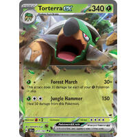 Torterra ex 012/162 Scarlet and Violet Temporal Forces Ultra Holo Rare Pokemon Card NEAR MINT TCG