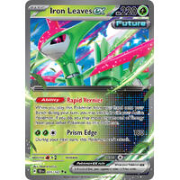 Iron Leaves ex 025/162 Scarlet and Violet Temporal Forces Ultra Holo Rare Pokemon Card NEAR MINT TCG