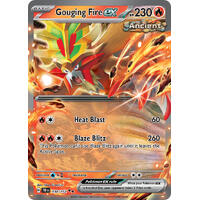 Gouging Fire ex 038/162 Scarlet and Violet Temporal Forces Ultra Holo Rare Pokemon Card NEAR MINT TCG