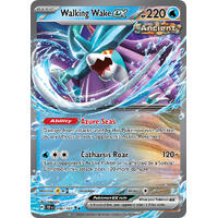 Walking Wake ex 050/162 Scarlet and Violet Temporal Forces Ultra Holo Rare Pokemon Card NEAR MINT TCG