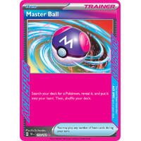 Master Ball 153/162 Scarlet and Violet Temporal Forces Ace Holo Rare Pokemon Card NEAR MINT TCG