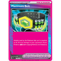 Maximum Belt 154/162 Scarlet and Violet Temporal Forces Ace Holo Rare Pokemon Card NEAR MINT TCG