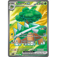 Torterra ex 185/162 Scarlet and Violet Temporal Forces Full Art Ultra Holo Rare Pokemon Card NEAR MINT TCG