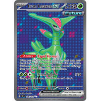 Iron Leaves ex 186/162 Scarlet and Violet Temporal Forces Full Art Ultra Holo Rare Pokemon Card NEAR MINT TCG