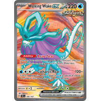 Walking Wake ex 189/162 Scarlet and Violet Temporal Forces Full Art Ultra Holo Rare Pokemon Card NEAR MINT TCG