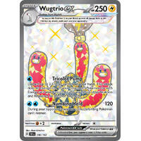 Wugtrio ex 190/162 Scarlet and Violet Temporal Forces Full Art Ultra Holo Rare Pokemon Card NEAR MINT TCG