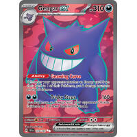 Gengar ex 193/162 Scarlet and Violet Temporal Forces Full Art Ultra Holo Rare Pokemon Card NEAR MINT TCG