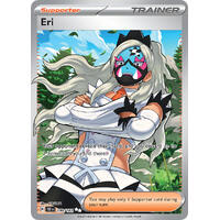 Eri 199/162 Scarlet and Violet Temporal Forces Full Art Ultra Holo Rare Pokemon Card NEAR MINT TCG