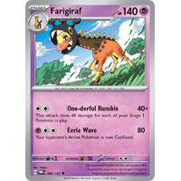 Farigiraf 084/167 SV Twilight Masquerade Uncommon Pokemon Card NEAR MINT TCG