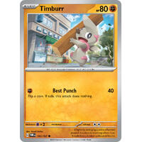 Timburr 103/167 SV Twilight Masquerade Common Pokemon Card NEAR MINT TCG