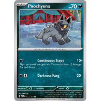 Poochyena 113/167 SV Twilight Masquerade Common Pokemon Card NEAR MINT TCG