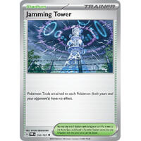 Jamming Tower 153/167 SV Twilight Masquerade Uncommon Trainer Pokemon Card NEAR MINT TCG