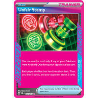 Unfair Stamp 165/167 Twilight Masquerade Ace Rare Holo Trainer Pokemon Card NEAR MINT TCG