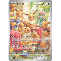 Eevee 188/167 SV Twilight Masquerade Illustration Rare Holo Pokemon Card NEAR MINT TCG