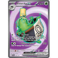 Sinistcha EX 189/167 SV Twilight Masquerade Full Art Holo Ultra Rare Pokemon Card NEAR MINT TCG