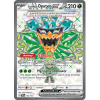 Teal Mask Ogerpon EX 190/167 SV Twilight Masquerade Full Art Holo Ultra Rare Pokemon Card NEAR MINT TCG