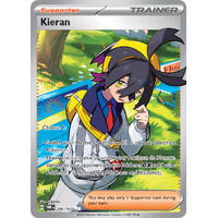 Kieran 206/167 SV Twilight Masquerade Full Art Holo Ultra Rare Pokemon Card NEAR MINT TCG