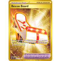 Rescue Board 225/167 SV Twilight Masquerade Full Art Gold Secret Rare Holo Pokemon Card NEAR MINT TCG