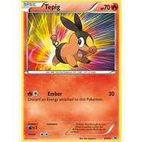 Tepig BW02 BW Black Star Promo Pokemon Card NEAR MINT TCG