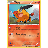 Tepig BW07 BW Black Star Promo Pokemon Card NEAR MINT TCG