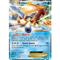 Keldeo EX BW61 BW Black Star Promo Pokemon Card NEAR MINT TCG