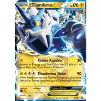 Thundurus EX BW81 BW Black Star Promo Pokemon Card NEAR MINT TCG