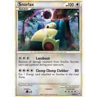 Snorlax 33/95 Call of Legends Rare Pokemon Card NEAR MINT TCG