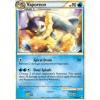 Vaporeon 52/95 Call of Legends Uncommon Pokemon Card NEAR MINT TCG