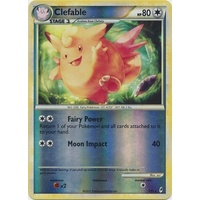 Clefable 1/95 Call of Legends Reverse Holo Rare Pokemon Card NEAR MINT TCG