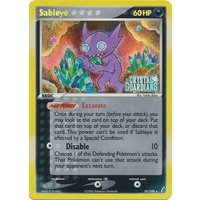 Sableye 10/100 EX Crystal Guardians Reverse Holo Rare Pokemon Card NEAR MINT TCG