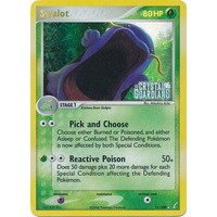 Swalot 11/100 EX Crystal Guardians Reverse Holo Rare Pokemon Card NEAR MINT TCG