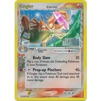 Kingler (Delta Species) 22/100 EX Crystal Guardians Reverse Holo Rare Pokemon Card NEAR MINT TCG