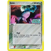 Aron 44/100 EX Crystal Guardians Reverse Holo Common Pokemon Card NEAR MINT TCG