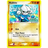 Meditite 56/100 EX Crystal Guardians Reverse Holo Common Pokemon Card NEAR MINT TCG