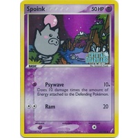 Spoink 62/100 EX Crystal Guardians Reverse Holo Common Pokemon Card NEAR MINT TCG