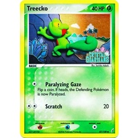 Treecko 67/100 EX Crystal Guardians Reverse Holo Common Pokemon Card NEAR MINT TCG