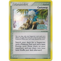 Castaway 72/100 EX Crystal Guardians Reverse Holo Uncommon Trainer Pokemon Card NEAR MINT TCG