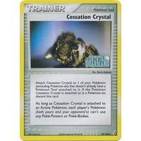 Cessation Crystal 74/100 EX Crystal Guardians Reverse Holo Uncommon Trainer Pokemon Card NEAR MINT TCG