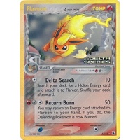 Flareon (Delta Species) 5/113 EX Delta Species Reverse Holo Rare Pokemon Card NEAR MINT TCG